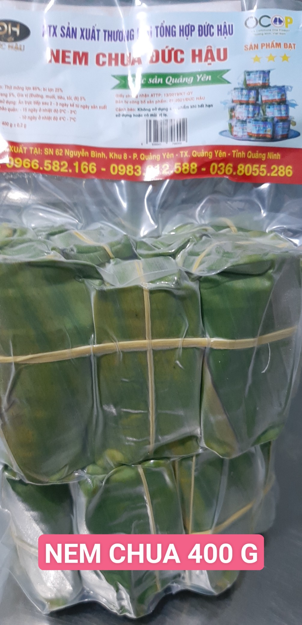 Nem chua Đức Hậu 400g